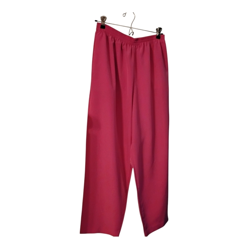 Maggie Sweet Pantsuit Set, Rose Pink, Women's Size Petite Medium, Pre-owned - Picture 7 of 10